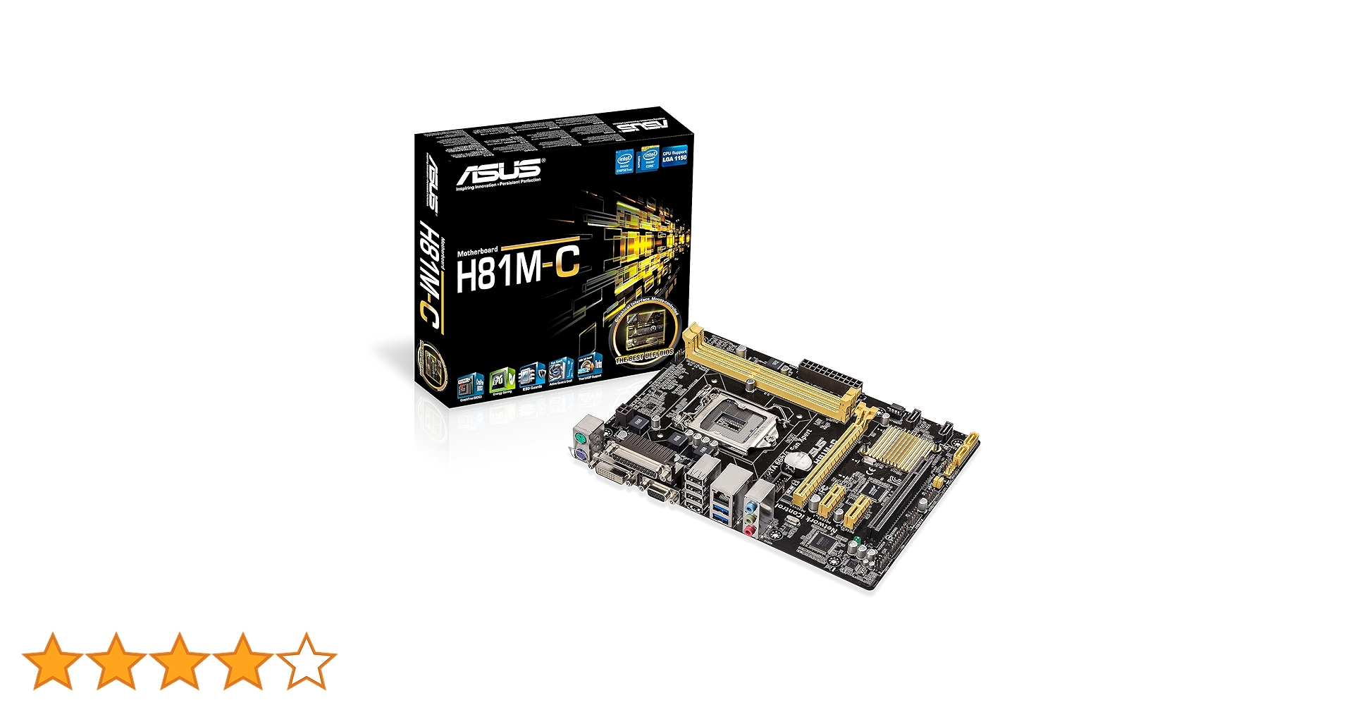 PCパーツ ASUS - Core i5-4440 + ASUS H81M-C + DDR3 2GBx2 PCパーツ ASUS - Core i5-4440 + ASUS H81M-C + DDR3 2GBx2